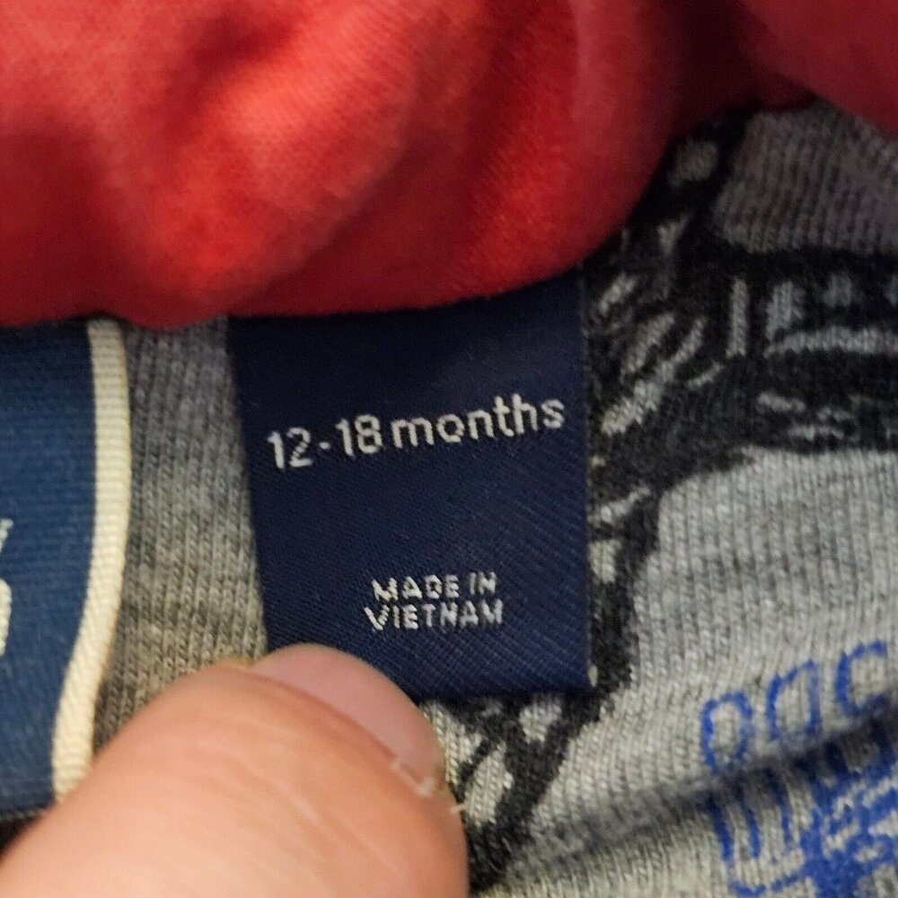 Marvel Puffer Vest Youth 12-18 Months Baby Gap Insulated Zip Up Winter - Picture 6 of 10